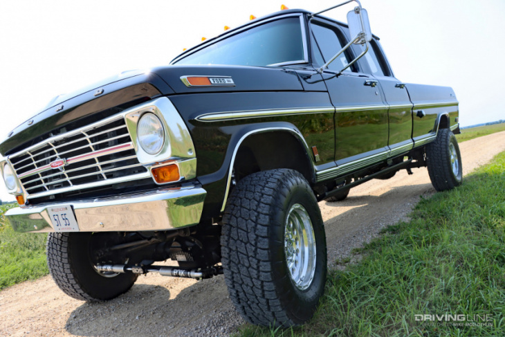 on-point, '68-'71 ford bumpside high-boy with an 450rwhp 6.0l