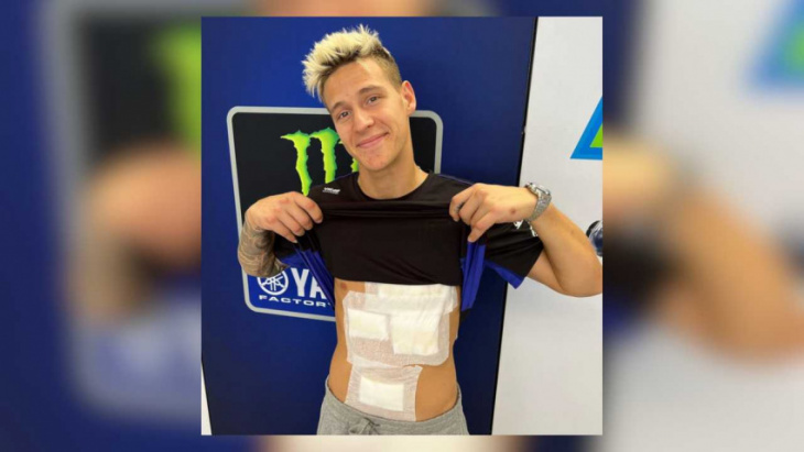 here's why quartararo's suit opened in his crash at motogp aragon 2022