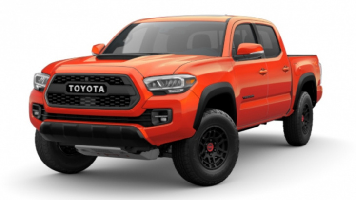 2023 toyota tacoma: variety of eye-catching color options
