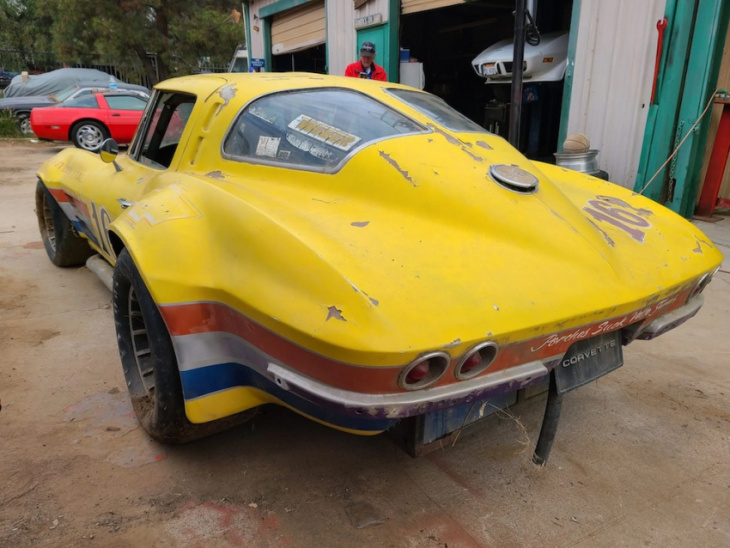 historic 1963 corvette scca racer barn find hits the auction block