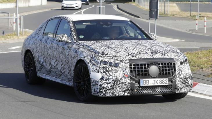 new mercedes e-class spied in hot e 53 amg guise