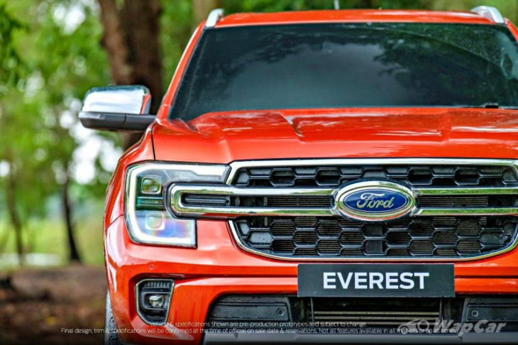 android, all-new 2022 ford everest launched in malaysia - priced from rm 263,888