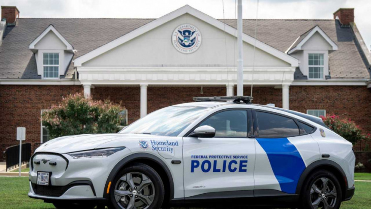 department of homeland security adds ford mustang mach-e to fleet