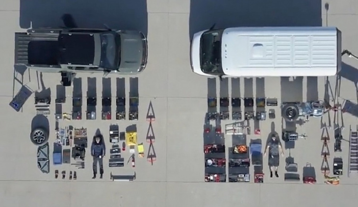 amazon, rivian shows off r1t and edv service vehicles capable of handling 80% of all repairs