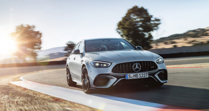 the mercedes-amg c63 s e performance packs formula 1 technology at its core