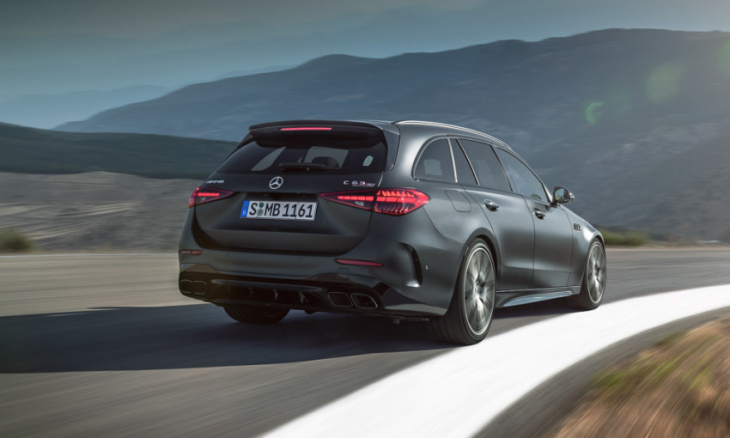 the mercedes-amg c63 s e performance packs formula 1 technology at its core