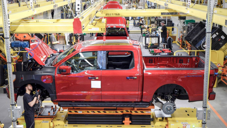 ford has tens of thousands of unfinished vehicles, still