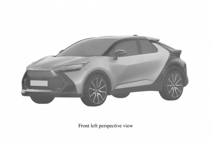 design patents preview 2024 toyota c-hr? or smaller sibling to the bz4x?