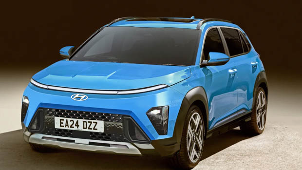 hyundai kona 2023: fresh rendering shows what could be coming for the small suv’s next generation