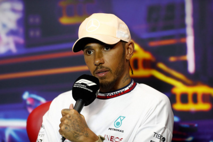 hamilton cleared, mercedes fined over singapore nose piercing row