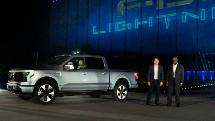 ford ceo reveals stunning new acceleration in f-150 lightning electric ute