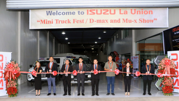 isuzu la union celebrates first anniversary with mini truck fest and lcv show