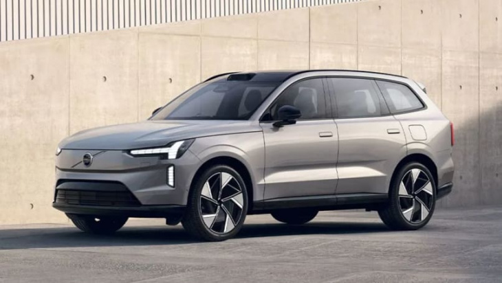 another electric volvo suv? teaser image reveals a new sub-ex90 model for 2023