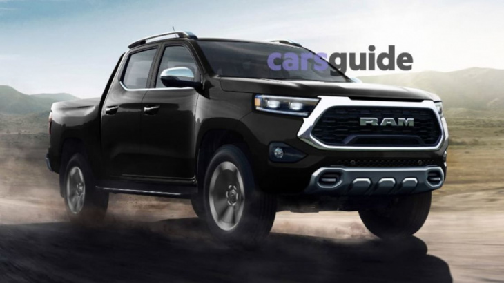ram's ranger and hilux hunter spotted! all-new dakota mid-size ute shapes up