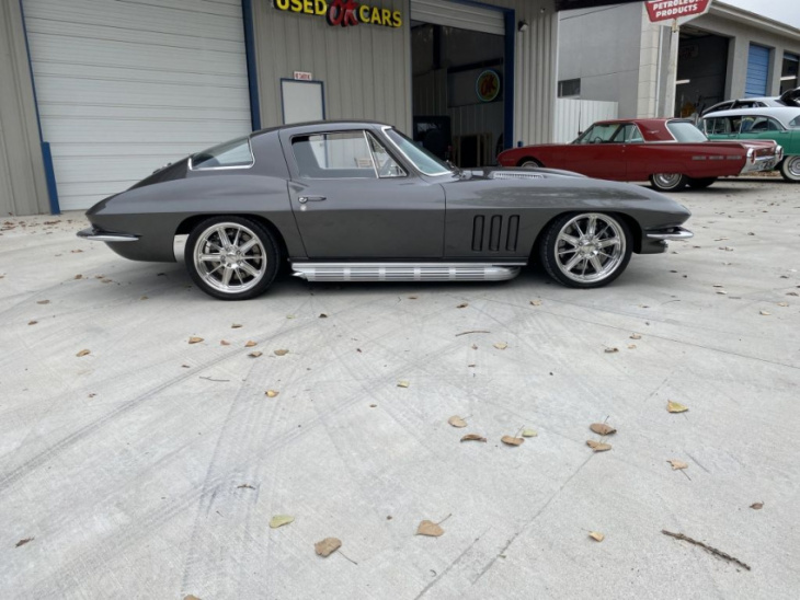this awesome corvette restomod is selling this weekend at ok classics auction