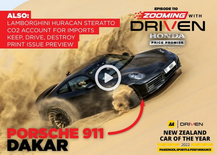 watch: the porsche 911 dakar is a weird off-road sports car! zooming with driven ep110