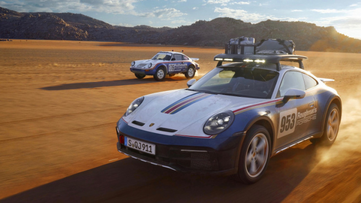 porsche goes off off-road with the new limited edition 911 dakar