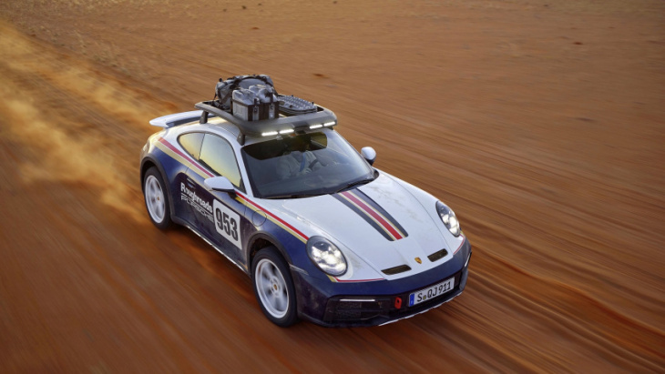 porsche goes off off-road with the new limited edition 911 dakar