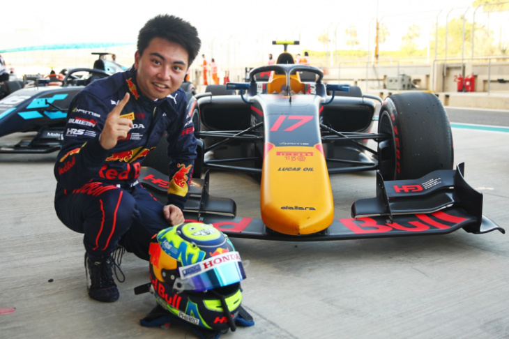 iwasa wins final f2 feature race; mp motorsport secure teams’ championship