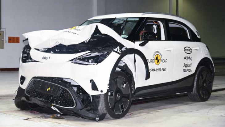 the new smart #1 happens to be surprisingly safe: euro ncap results