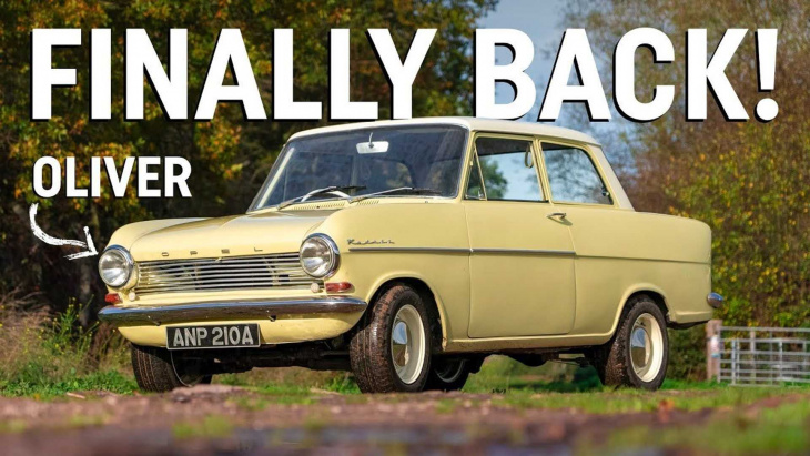 richard hammond’s oliver the opel from top gear has been restored