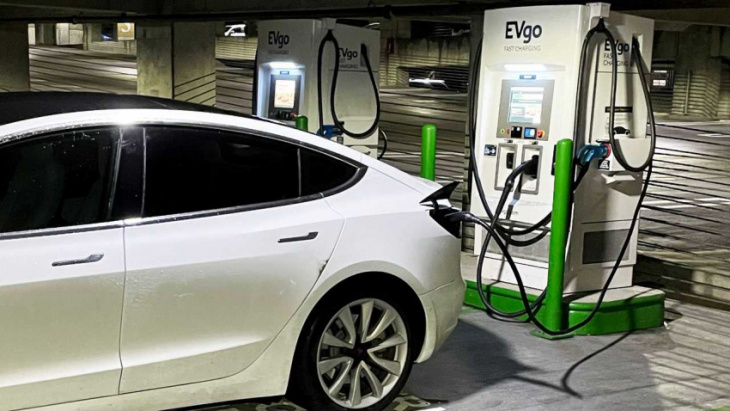 evgo's tesla plus promo includes autocharge+ for seamless charging