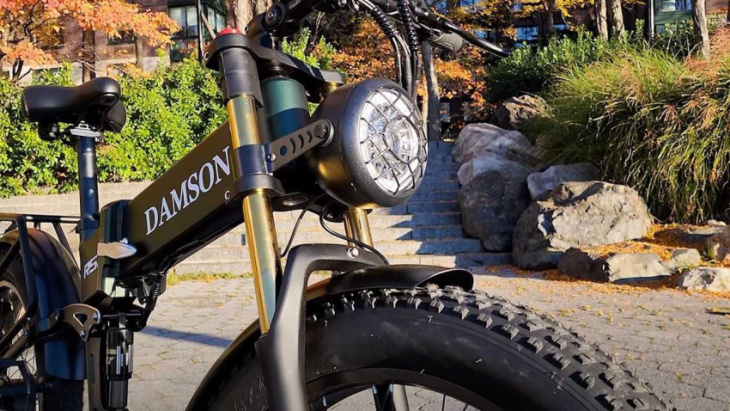 amazon, check out the rugged damson r5 pro folding electric bike