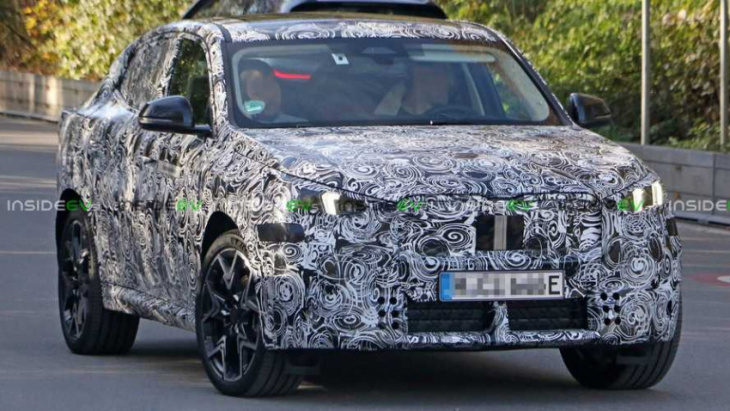 2024 bmw ix2 electric crossover coupe spied for the first time