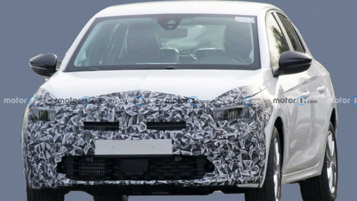 opel corsa facelift spied with tweaks at the front