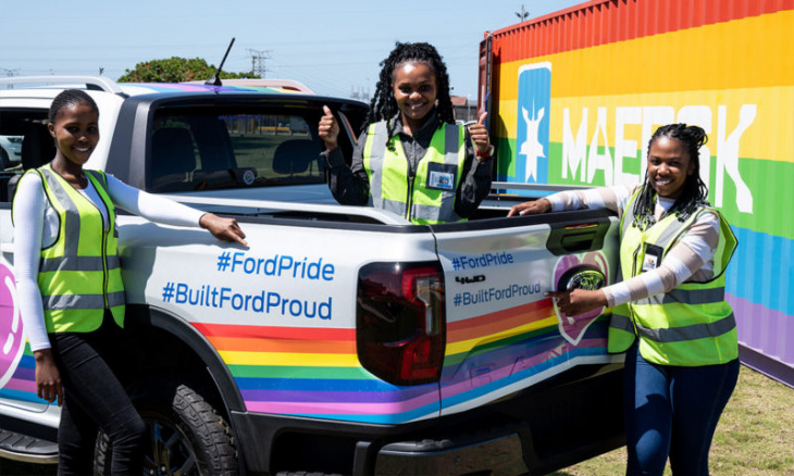 ranger gets rainbow livery for #fordpride along with maersk