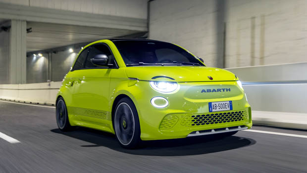 android, abarth 500e 2023: all-new fully-electric hot hatch revealed to rival the mini electric