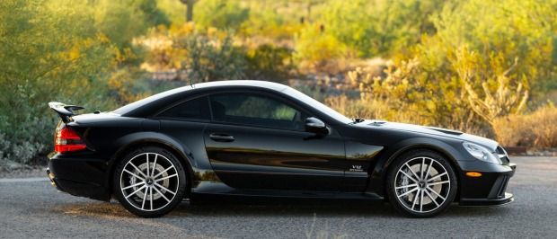 black friday, cascio motors is selling a sinister mercedes sl65 black series on bring a trailer
