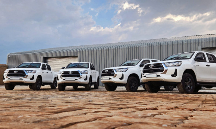 toyota gets fleet of armoured hilux models to protect its prospecton facility 