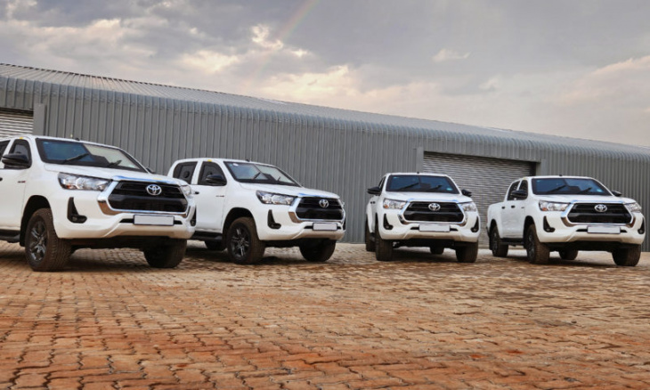 toyota gets fleet of armoured hilux models to protect its prospecton facility 