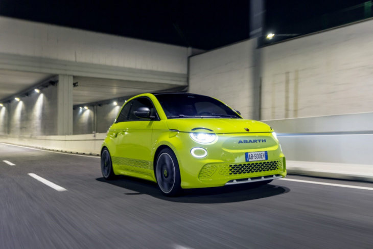 android, all-new abarth 500e marks brand's entry into the ev segment