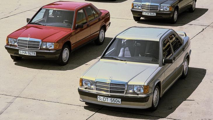 the mercedes 190 e ‘baby benz’ is now 40 years old