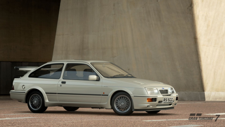 the sierra rs 500 cosworth is coming to gran turismo 7
