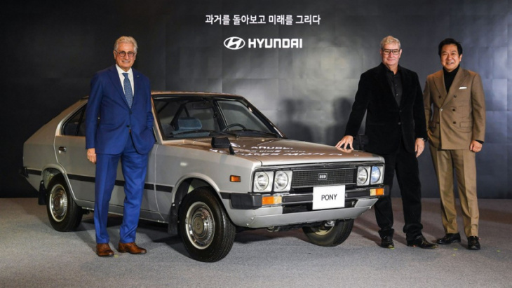 hyundai to remake original 1974 pony coupe concept car