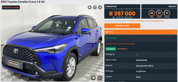 black friday, webuycars hosting weekend-long black friday auction – starting at r1,000 a car