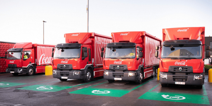 be: coca-cola opts for zero-emission solutions from renault trucks