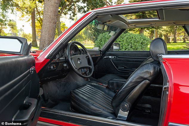 steered by the hand of god! eighties mercedes sports car first owned by the late diego maradona is expected to sell at auction for up to £170,000
