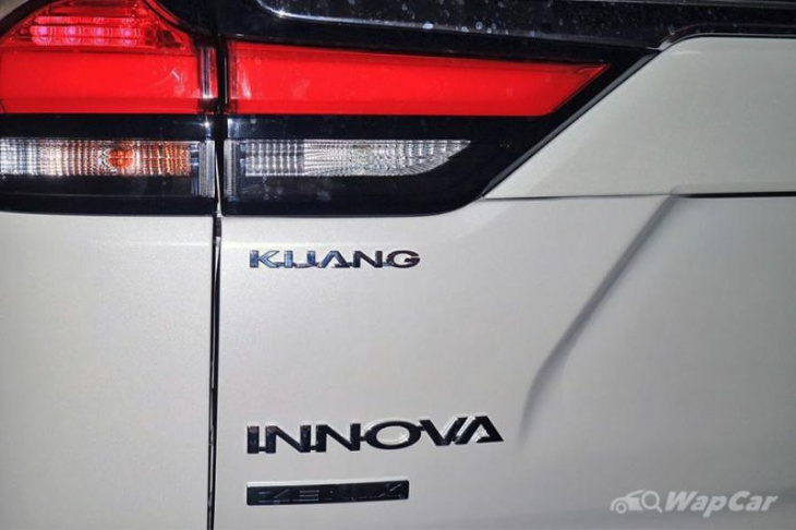 the innova's predecessor was nearly called the toyota kancil and it's not a typo!