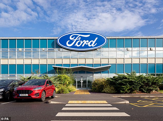 ford in £150m boost for the british car industry: us-owned giant to ramp up production of electric vehicle parts at its halewood plant