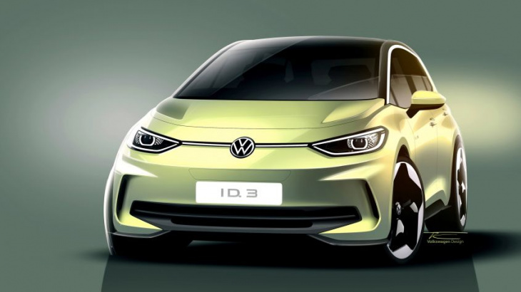 volkswagen id.3 facelift with easy-to-use infotainment arriving in 2023