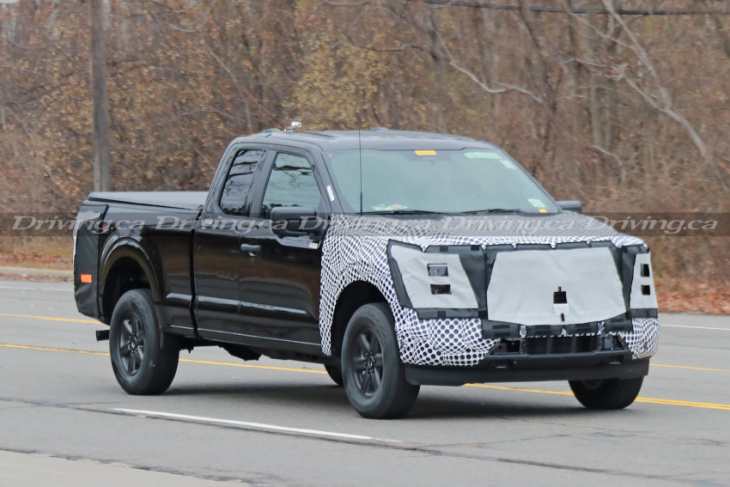 restyled 2024 ford f-150 caught camouflaged