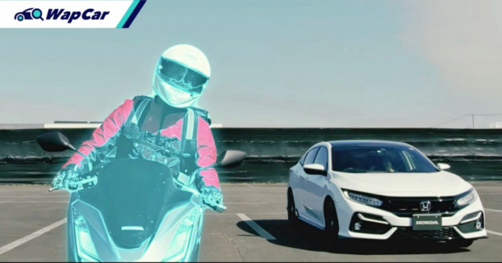 86% of honda cars sold globally now have sensing, 100% by 2030, with motorcycle detection, including malaysia