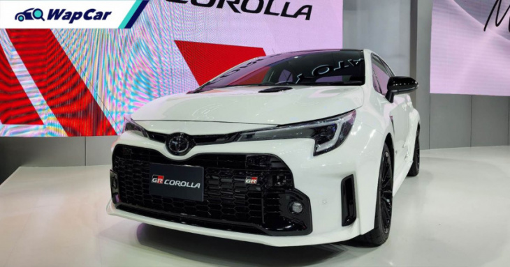 android, only 9 units available: 300 ps toyota gr corolla marks asean debut in thailand, price equals to rm 497k