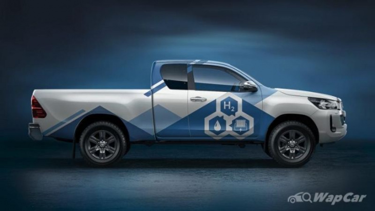 hydrogen-fuelled toyota hilux fcev begins development; driveable prototype ready in 2023