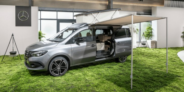 mercedes presents electric micro camper van