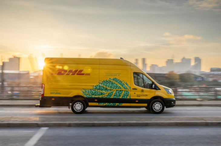 deutsche post dhl group to take on 2,000 ford e-transit vans